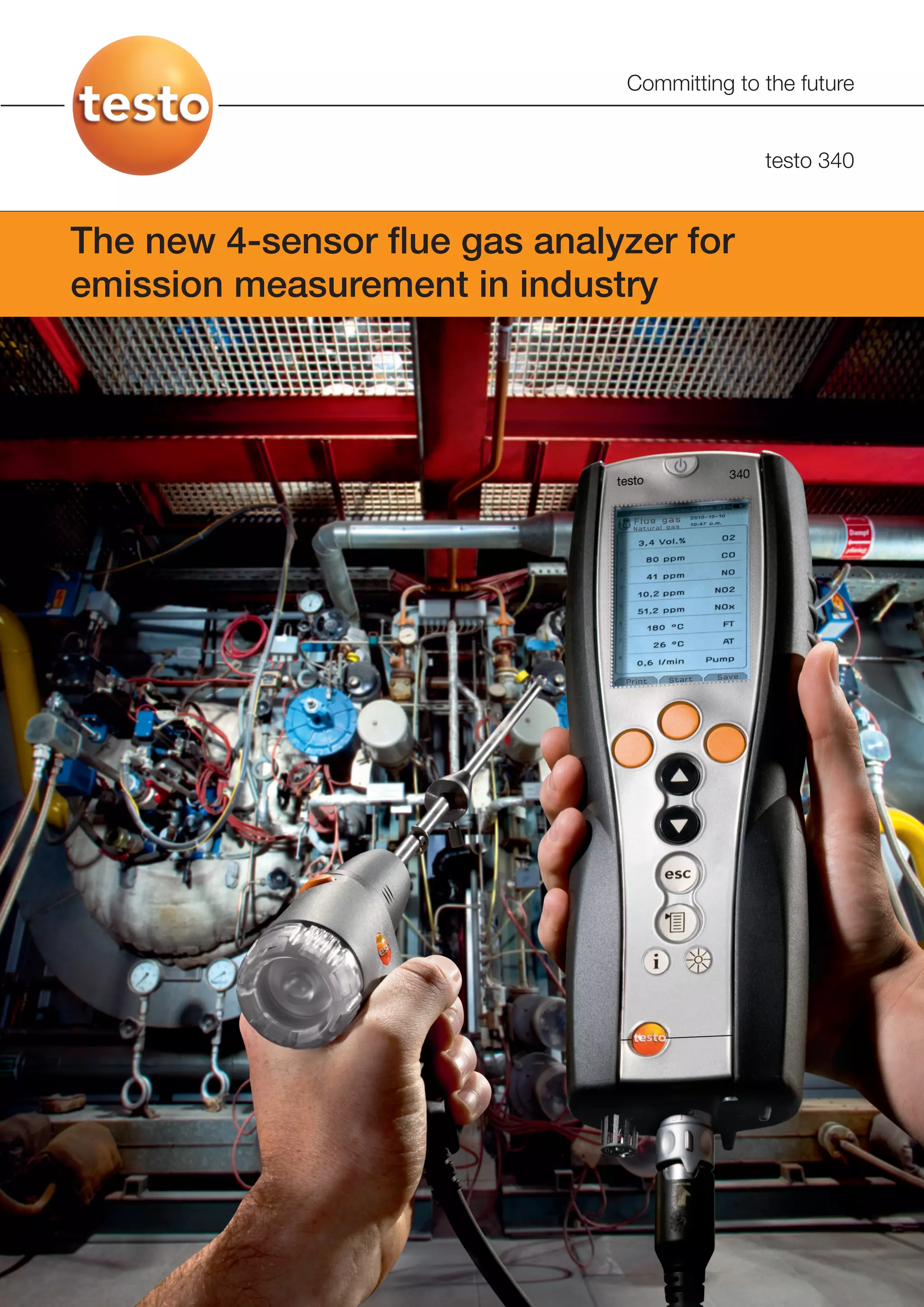 Testo 340 datasheet 2012 | PDF