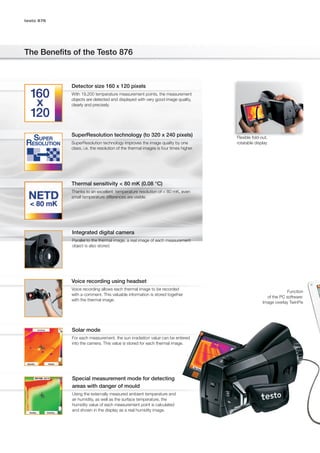 Testo 876 datasheet | PDF