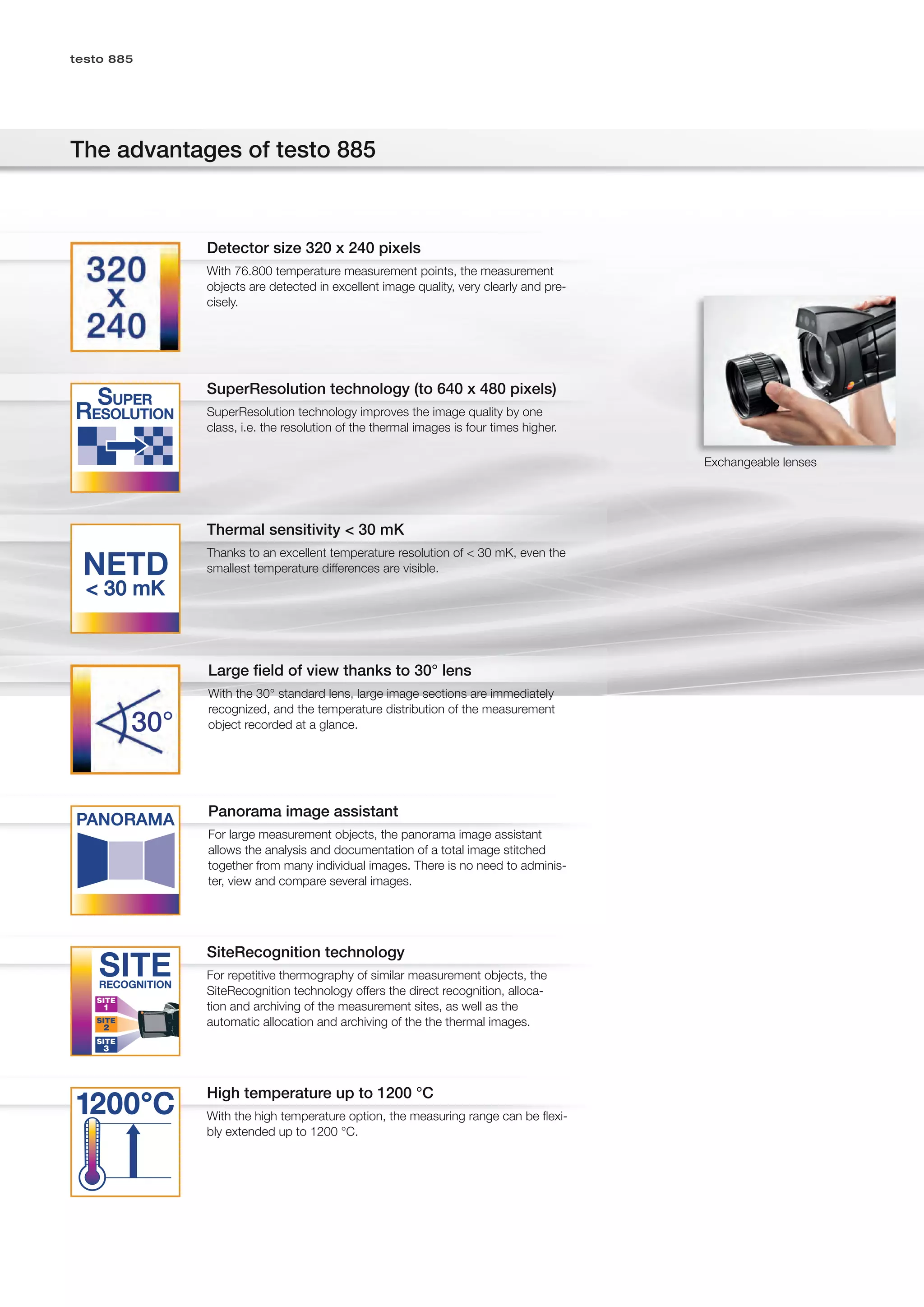 Testo 885 datasheet | PDF