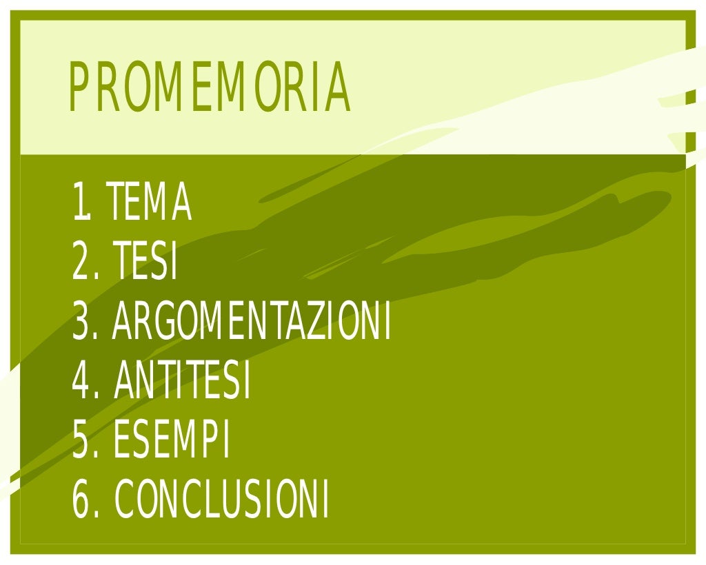 Testo argomentativo Testo argomentativo