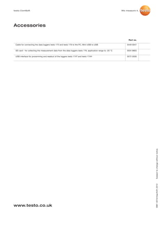 Testo com soft datasheet 2012 | PDF | Operating Systems | Computer ...