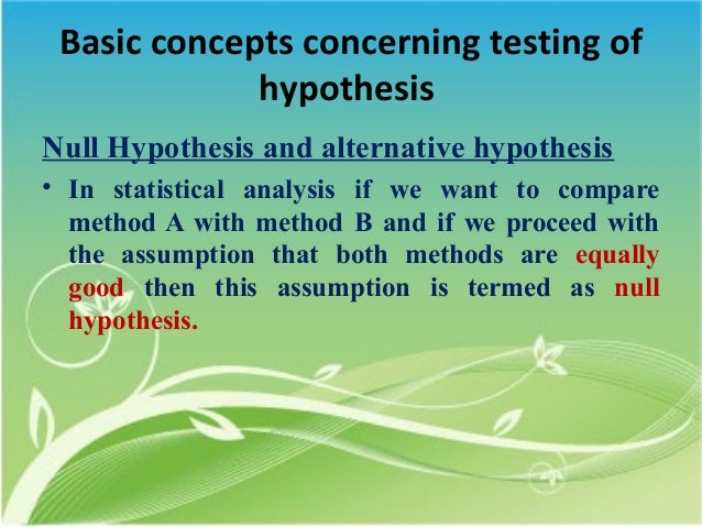 Testofhypothesis