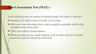 Test of intrest and personality | PPTX