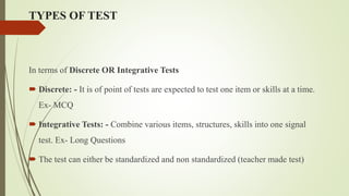 Test of intrest and personality | PPTX