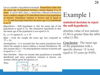 Absolute Test Statistic Test of significance | PPTX
