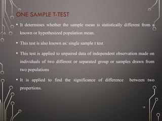 Signoficance Example TEST OF SIGNIFICANCE.pptx ests of Significance: Process, Example and ...