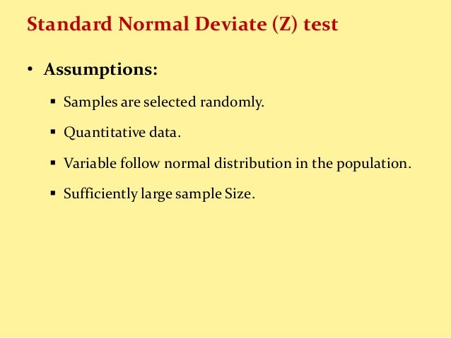 Test of significance in Statistics