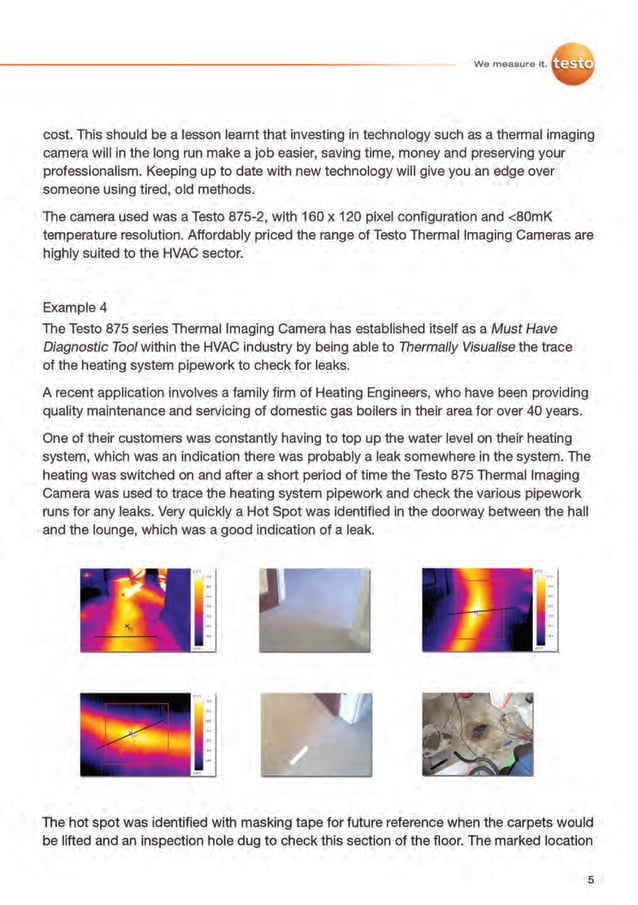 Testo industry report thermal imaging for hvac engineers | PDF