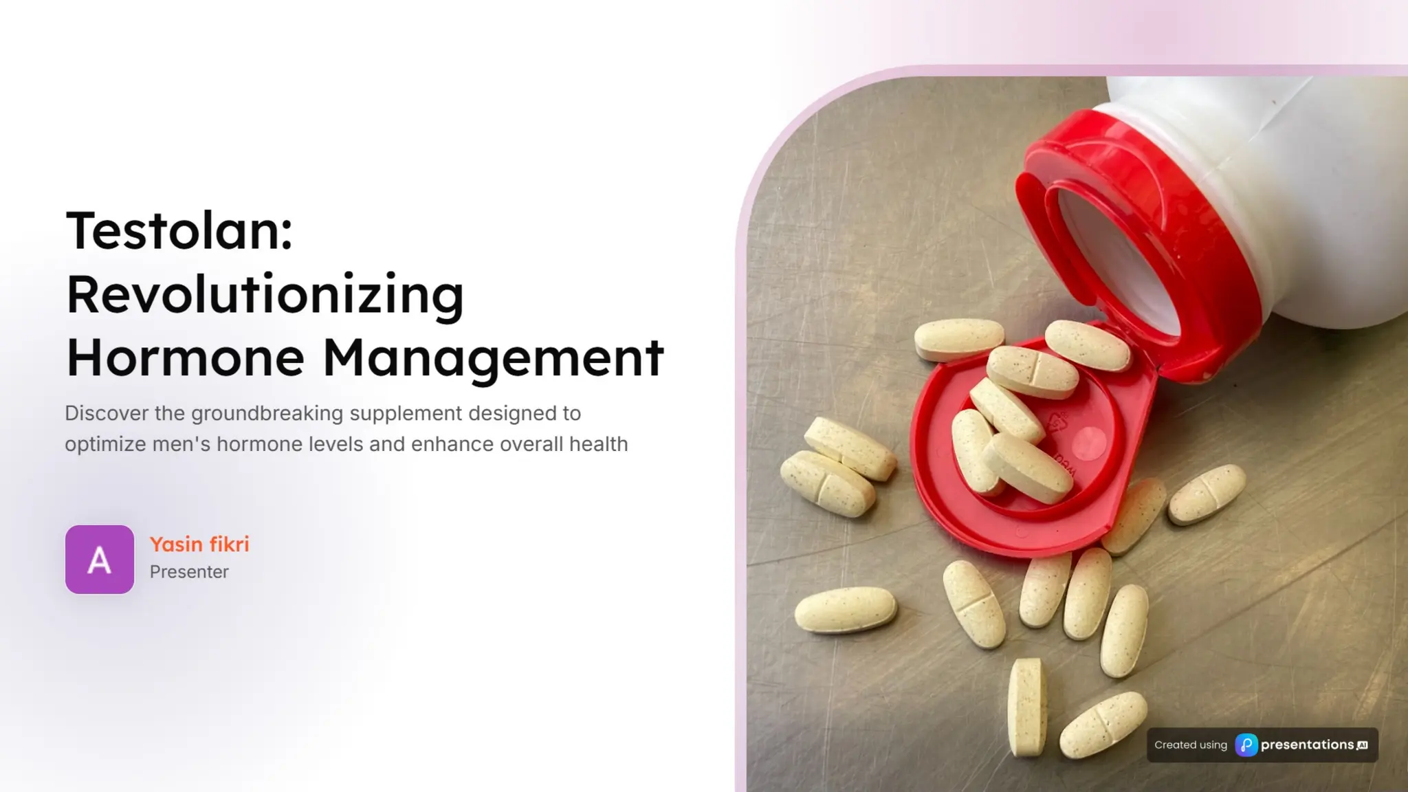 Testolan Hormone Management Presentation.