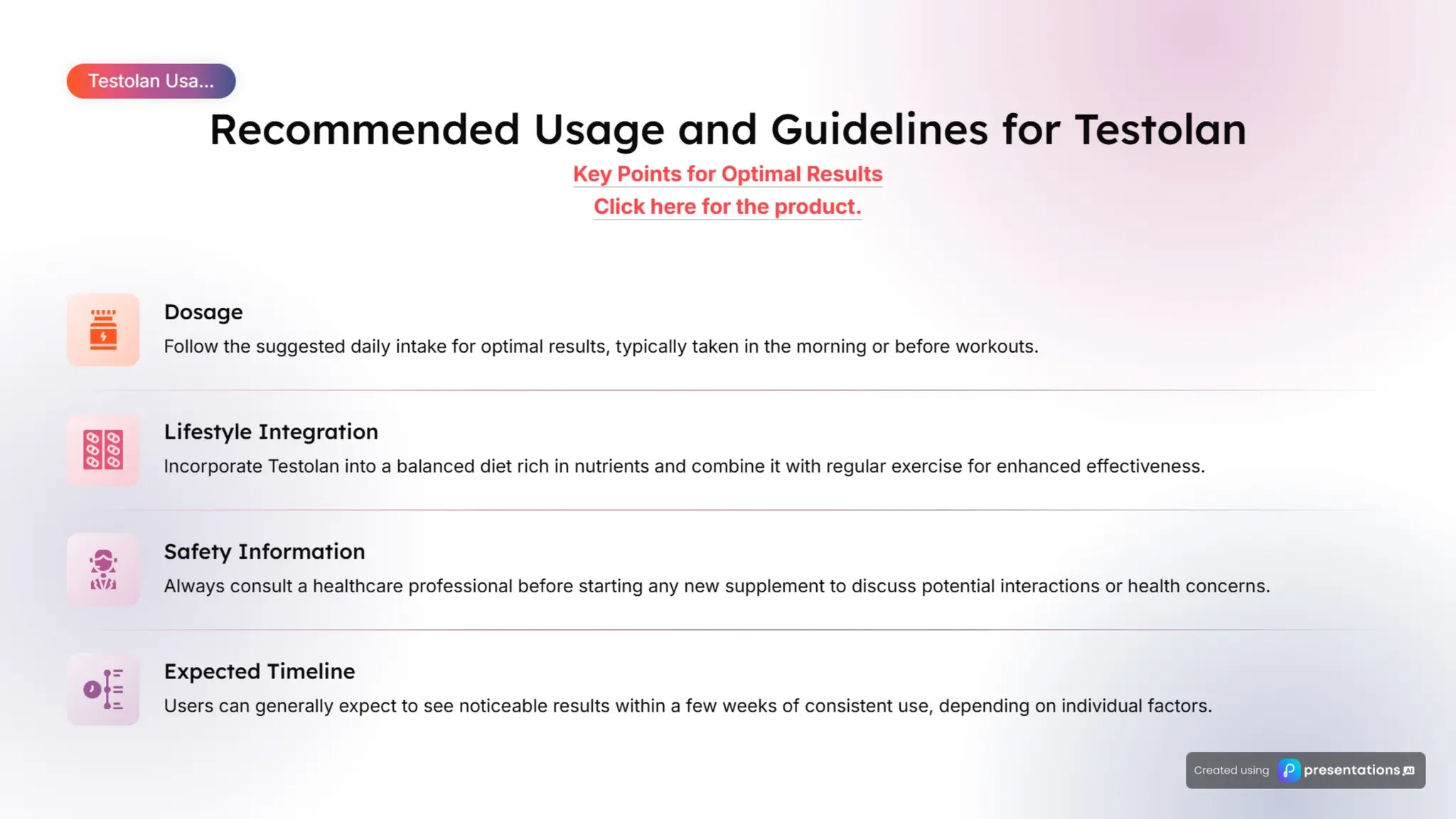Testolan Hormone Management Presentation.