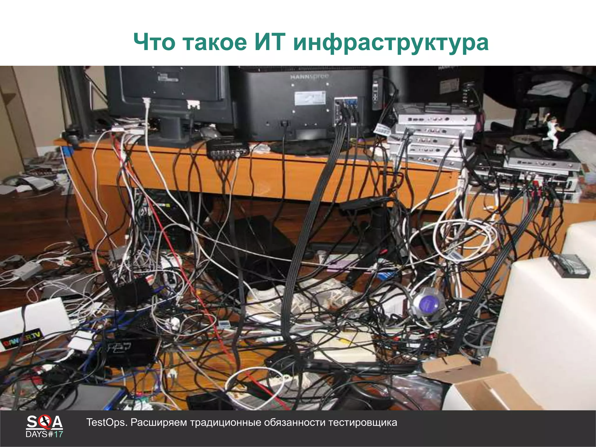 TestOps. Расширяем традиционные обязанности тестировщика
Что такое ИТ инфраструктура
 