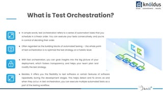 Test Orchestration in DevOps | PDF