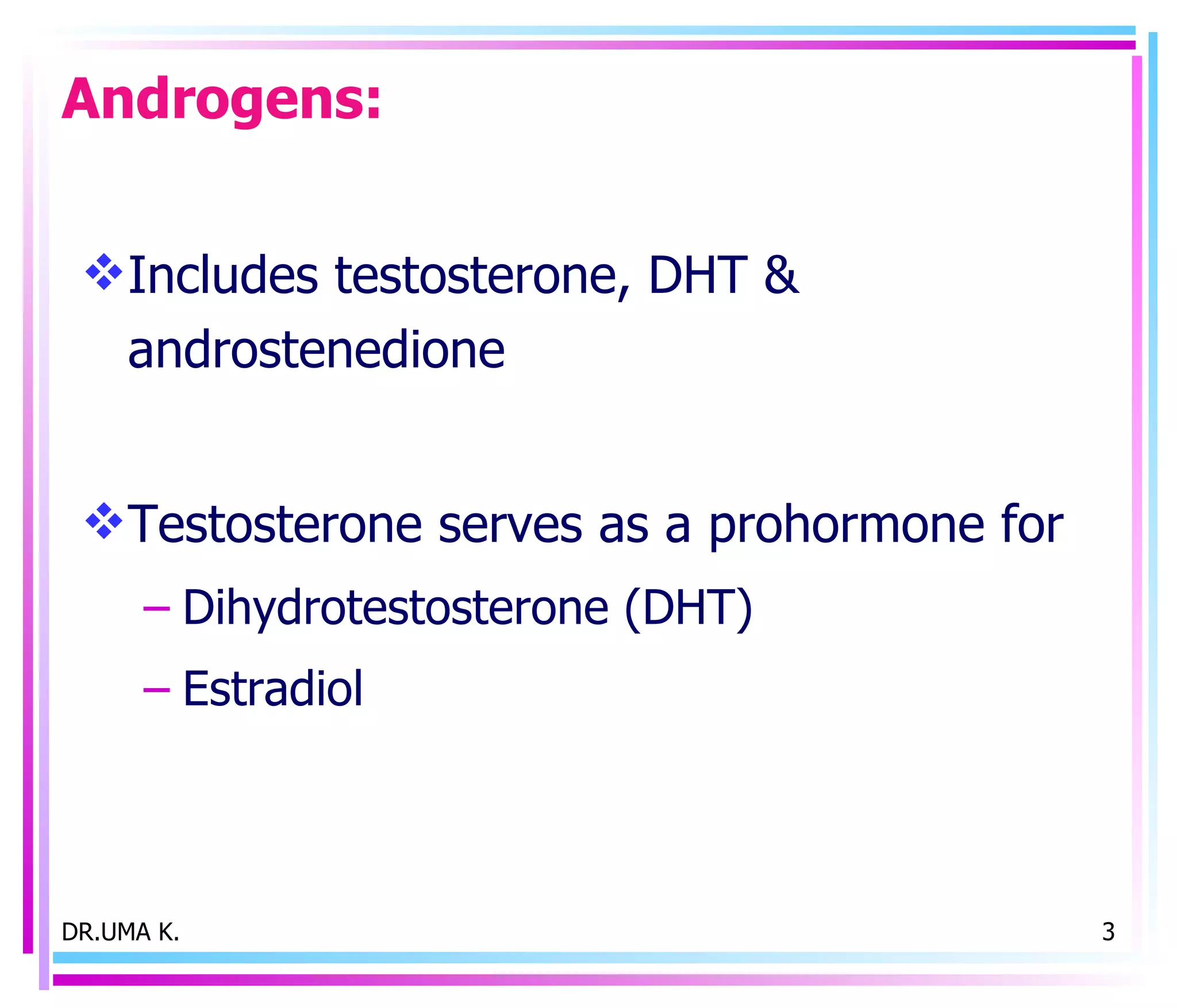 Testosterone & Antitestoterones(7) | PPT