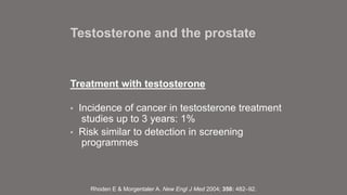 Testosterone e cancro alla prostata