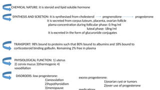 TESTOSTERONE, ESTROGENS AND PROGESTERONE | PPTX