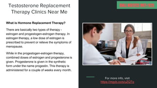Testosterone Replacement Therapy Richardson, TX Presentation | PPTX