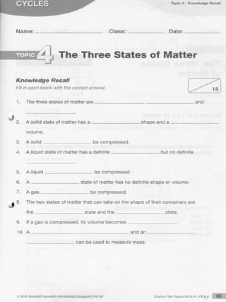 Oxford Science Test Paper 4