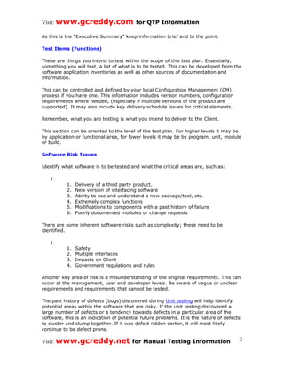 Test plan | DOC