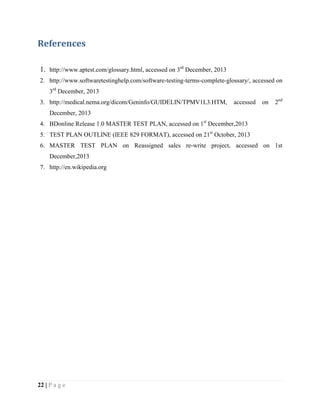 Test plan | PDF