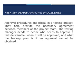 Approval Testing Test planning.ppt