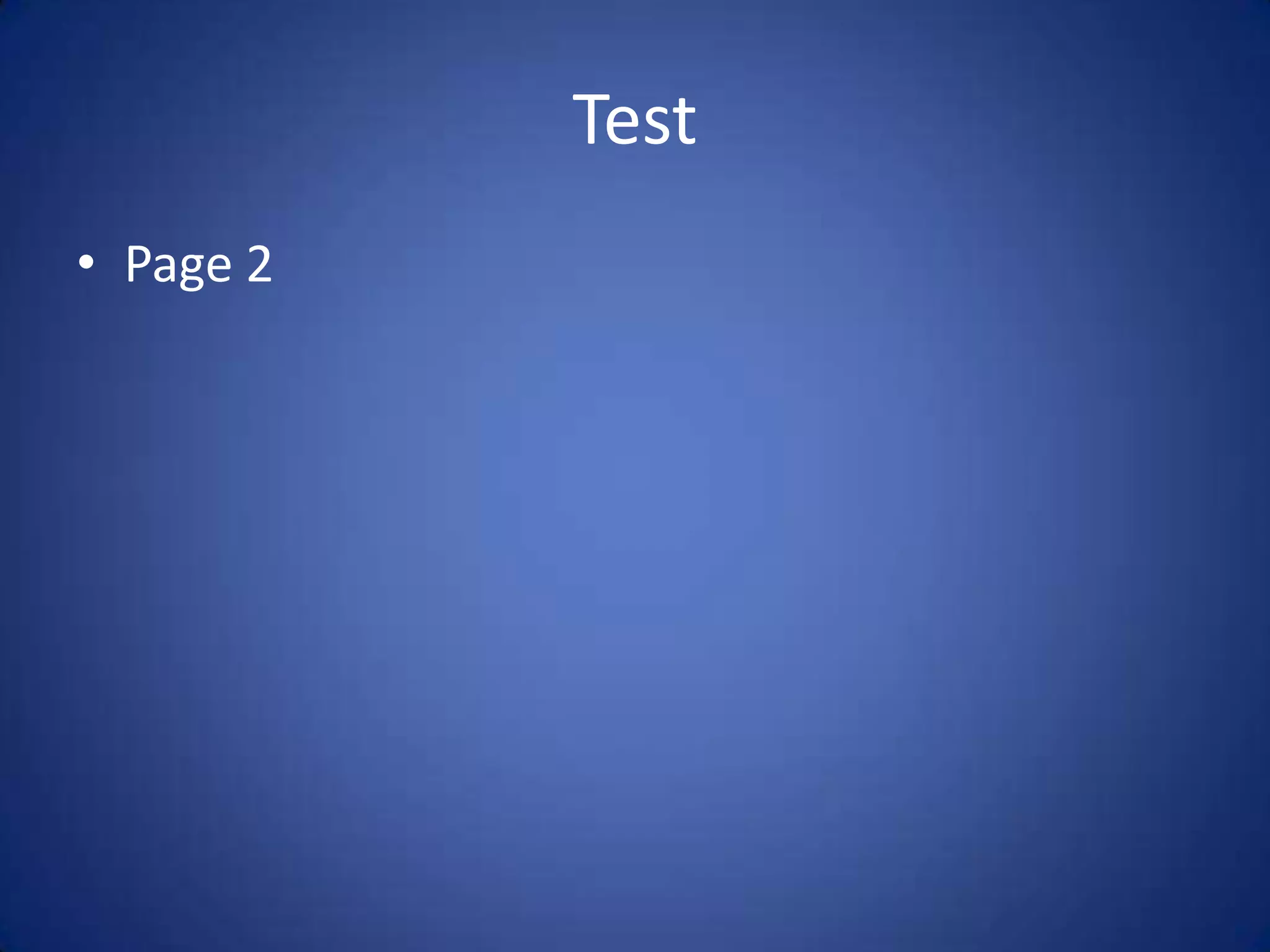 TestPage 2