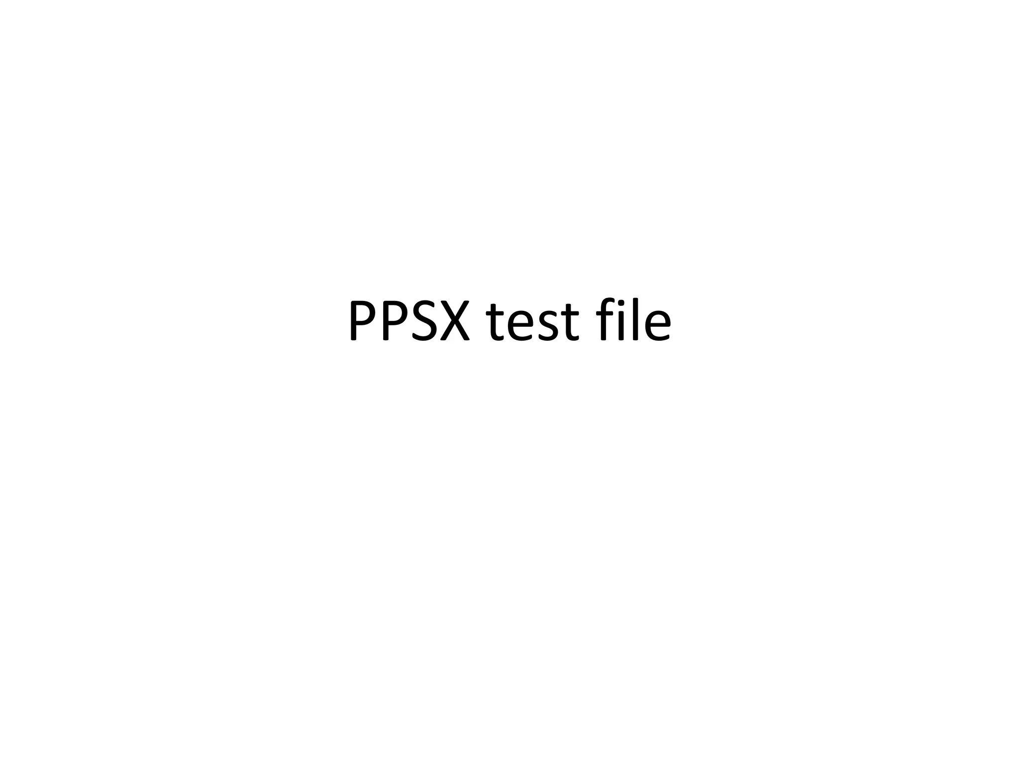 Test ppsx (1) | PPSX