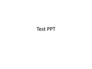Test PPT 
