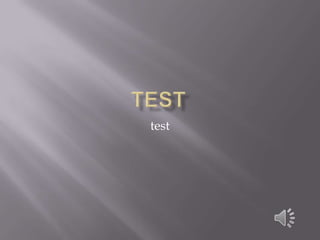test
 