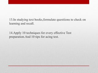 Test preparation and 10 tips to ace the | PPTX