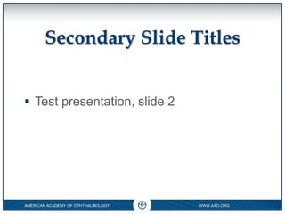 Test presentation | PPTX