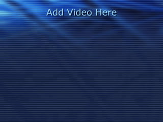 Add Video Here