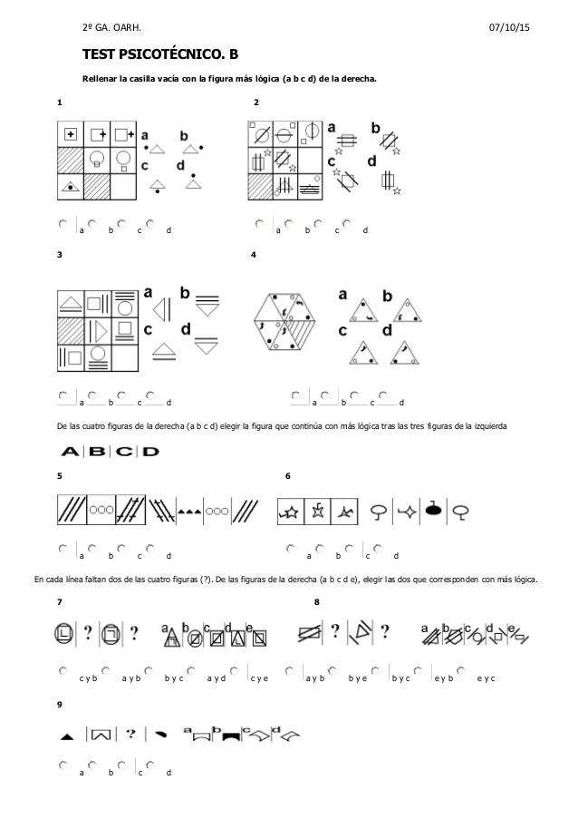 descargar psicotecnico teste descargar pdf descargar