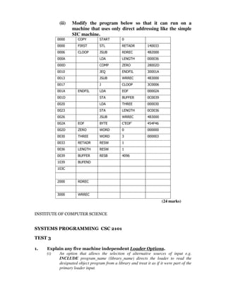 Examinable Question and answer system programming | PDF