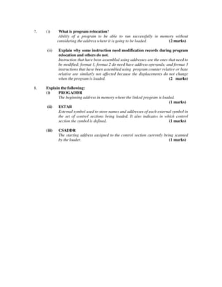 Program Question And Answer Portion Examinable Question and answer system programming | PDF