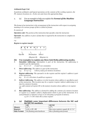 Examinable Question and answer system programming | PDF