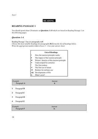 Paragraph Based Questions Ii Test question | PDF