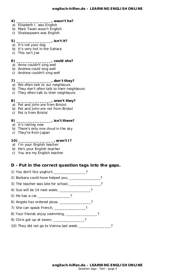 Test question tags_en