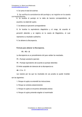Compiladora: Lic. María Laura Maldonado                                         7
consultoras@sinectis.com.ar


        4....