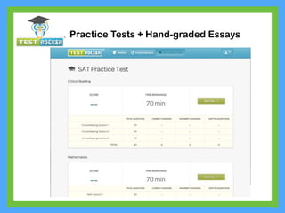 Practice Tests + Hand-graded Essays
 