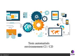 Atos - @hellosct1 -
Tests automatisés
environnement CI / CD
 