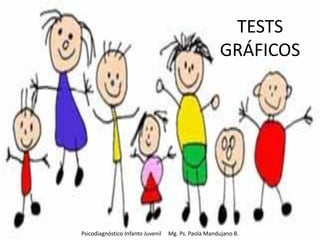 TESTS
GRÁFICOS
Psicodiagnóstico Infanto Juvenil Mg. Ps. Paola Mandujano B.
 