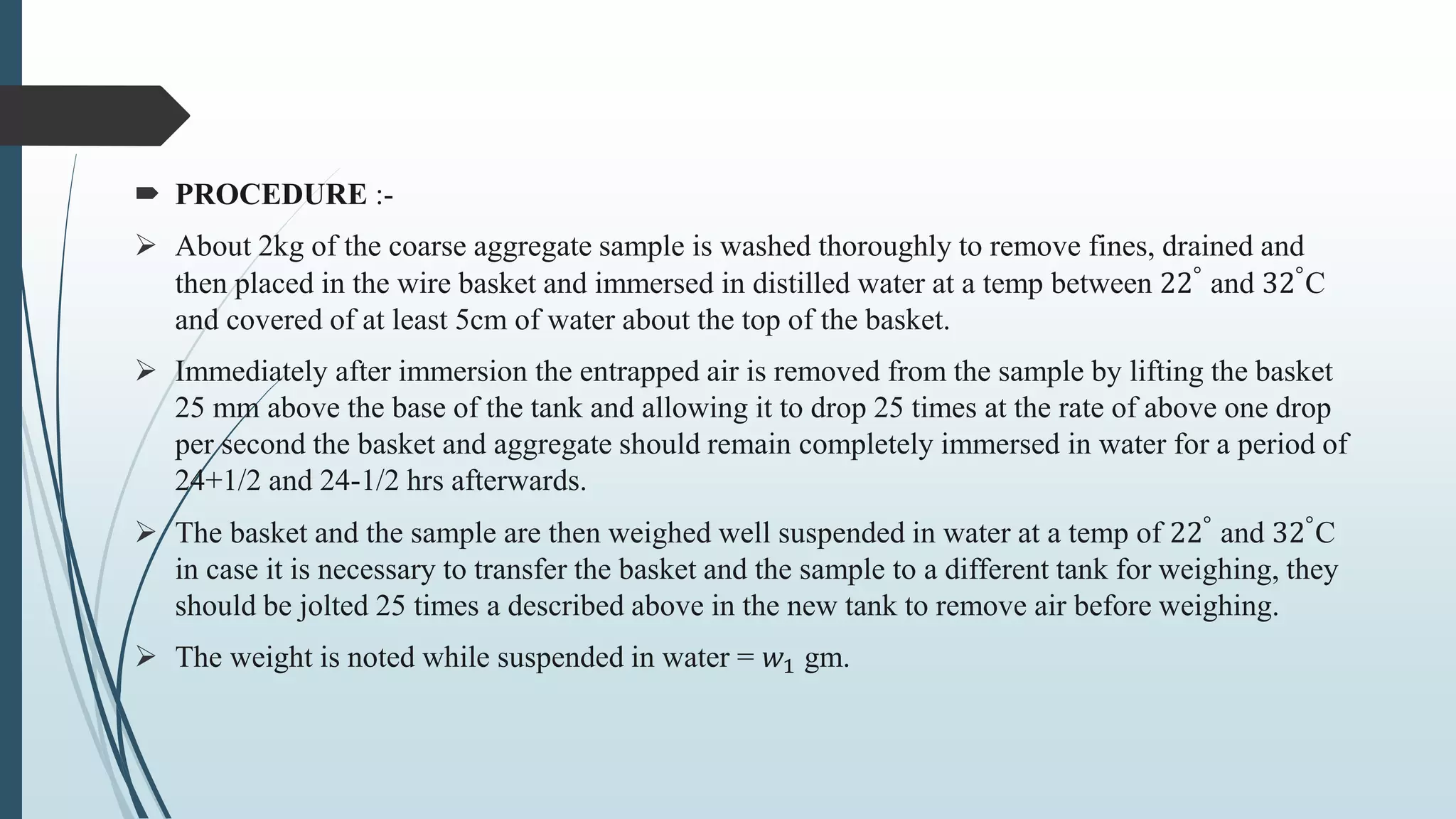 Tests of aggregates | PPTX