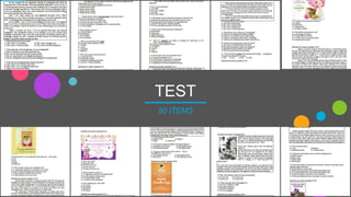 TEST
50 ITEMS
 