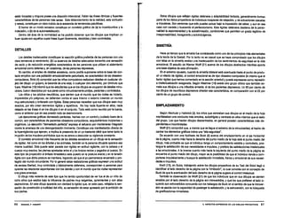 están forzadas y ninguna posee una dirección intencional. Faltan las líneas rítmicas y fluyentes
características de las personas más sanas. Este distanciamiento de la realidad, esta confusión
y rareza, constituyen un claro indicio de la existencia de tendencias psicóticas.
El borrar de un modo excesivo constituye un correlato gráfico de (a) la incertidumbre y la
indecisión, o (b} de la autoinsatisfacción.
Dentro del área de la normalidad se ha podido observar que los dibujos que implican un
buen ajuste son aquellos cuyas líneas fluyen libremente, decididas y bien controladas.
DETALLES
Los detalles inadecuados constituyen la reacción gráfica preferida de las personas con una
clara tendencia al retraimiento. (5) La ausencia de detalles adecuados transmite una sensación
de vacío y de reducción energética caracteristica de las personas que utilizan el aislamiento
emocional como defensa y, en ocasiones, de las personas depresivas.
En cambio, el empleo de detalles excesivos, como podría suponerse sobre la base del con-
tacto empírico con una población emocionalmente perturbada, es característico de los obsesivo-
compulsivos. Brick (4) comprobó que los niños compulsivos realizaban detalles en cualquier ob-
jeto del dibujo: un guijarro, la baranda de una verja, o cualquier otro elemento, por diminuto que
fuera. Waehner (19) informó que los estudiantes que en los dibujos se ocuparon de detalles minu-
ciosos, fueron descriptos por sus pares como minuciosamente prolijos, pedantes y controlados.
Los niños y los adultos neuróticos, que sienten que el mundo que los rodea es incierto,
imprevisible y/o peligroso, se defienden contra el caos interno o externo creando un mundo
muy estructurado y ordenado con rigidez. Estas personas necesitan que sus dibujos sean muy
exactos, por ello crean elementos rígidos y repetitivos. No hay nada fluyente en ellos, nada
relajado en las líneas ni en los dibujos ni en el conjunto. Todo está como reunido por la fuerza,
como si sintieran que sin esa presión todo se desmoronaría
Las ejecuciones gráficas demasiado perfectas, hechas con un control y cuidado fuera de lo
común, son características de pacientes obsesivos-compulsivos, esquizofrénicos incipientes u
orgánicos. La ejecución •demasiado perfecta• expresa el esfuerzo por mantenerse integrado
contra la amenaza de una desorganización inminente. Constituye una manifestación directa de
la hipervigilancia que ejercen, e implica la presencia de un yo bastante débil que teme tanto la
irrupción de los impulsos prohibidos que no se atreve a descuidar su vigilancia constante.
B correlato emocional más frecuente de los detalles excesivos en un dibujo es la sensación
de rigidez. Asi como en los árboles y los animales, también en la persona dibujada aparece esa
misma cualidad. Esta puede estar parada con rigidez en actitud vigilante, con la cabeza y el
cuerpo muy erectos, las piernas apretadas entre sí y los brazos rectos y pegados al cuerpo. En
este tipo de proyección el énfasis kinestésico esta puesto en la postura erecta y en la tensión
rígida con que dicha postura se mantiene, logrando así que el yo permanezca encerrado y pro-
tegido del mundo circundante. Por lo general estas realizaciones gráficas expresan una actitud
de escasa libertad, muy controlada y básicamente defensiva, corresponden a personas para
quienes las relaciones espontaneas con los demás y con el mundo que los rodea representan
una grave amenaza.
B dibujo más reciente de este tipo que he tenido oportunidad de ver fue el de un niño de
ocho años que estaba bajo la influencia de padres muy exigentes, apremiantes y con altas
aspiraciones. En este dibujo aparecía con claridad la rigidez que, en este caso, reflejaba la sen-
sación de constricción e inutilidad del niño, su sensación de estar apresado por la ambición de
sus padres.
66 EMANUEL F. HAMMER
Estos dibujos que reflejan rigidez defensiva y adaptabilidad limitada, generalmente forman
parte de los datos proyectivos de individuos incapaces de relajación, y de actuaciones casuales
e impulsivas. Son personas que solo pueden actuar bajo la imposición del deber, y aun en ese
caso con cautela y buscando el perfeccionismo. Esta rigidez defensiva destierra de la perso-
nalidad la espontaneidad y la autoafirmación, condiciones que permiten un grado legítimo de
irresponsabilidad, haraganería y autoindulgencia.
SIMETRÍA
Hace ya tiempo que la simetria fue considerada como uno de los principios más elementales
de la teorfa de la Gestalt. Por lo tanto no as casual que se haya comprobado que los dibujos
con fallas en la simetría revelan una inadecuación de los sentimientos de seguridad en la vida
emocional. B estudio de Wemer Wolff (21) acerca de los dibujos abstractos infantiles aporta
una base objetiva de esta afirmación.
En el extremo opuesto, cuando la simetría bilateral está acentuada hasta el punto de produ-
cir un efecto de rigidez, el control emocional es de tipo obsesivo-compulsivo Oo mismo que et
factor rigidez que hemos comentado en la sección anterior) y puede expresarse como represión
e intelectualización exagerada Según Waehner (19) existe otro grupo clínico que también so-
mete sus dibujos a una inflexible simetría: el de los pacientes depresivos. Un 60 por ciento de
los dibujos de neuróticos depresivos ofrecían esa característica, en comparación con el 25 por
ciento de un grupo de control.
EMPLAZAMIENTO
Según Alschuler y Hattwick (2), los niños que centraban sus dibujos en el medio de la hoja
manifestaban una conducta más emotiva, autodirigida y centrada en ellos mismos que el resto
del grupo. Los que hacían dibujos descentrados, en general poseian características más de-
pendientes e incontroladas.
Wolff (21) comprobó que, a menos que se llegue al extremo de la minuciosidad, el hecho de
centrar los elementos gráficos indica una •a1ta seguridad".
De acuerdo con una hipótesis de Buck (5) acerca del emplazamiento en el eje horizontal
de la página, cuanto más hacia la derecha del punto medio de la hoja esté el punto medio del
dibujo, más probable es que el individuo tenga un comportamiento estable y controlado, pos-
tergue la satisfacción de sus necesidades e impulsos, y prefiera las satisfacciones intelectuales
a las emocionales. A la inversa cuanto más hacia la Izquierda del punto medio de la página se
encuentra el punto medio del dibujo, mayor es la posibilidad de que el individuo tienda a com-
portarse impulsivamente y busque la satisfacción inmediata, franca y emocional de sus necesi-
dades e impulsos.
Koch (13), en Suiza, trabajando sobre los dibujos proyectivos de su Test del Árbol llegó a
identificar el lado derecho de la página con la •inhibición•, lo cual coincide con el concepto de
Buck de que la acentuación del lado derecho de la página sugiere el control intelectual.
También la observación de Wolff (21) de que los individuos que en sus dibujos se sienten
atraídos por el lado derecho de la página son introvertidos, y que los que prefieren el lado iz-
quierdo son extrovertidos concuerda con los hallazgos de Buck en el sentido de que la introver-
sión se asocia con la capacidad de postergar la satisfacción, y la extroversión, con la búsqueda
da gratiñcaciones inmediatas.
3. ASPECTOS EXPRESIVOS DE LOS DIBUJOS PROYECTIVOS 67
 