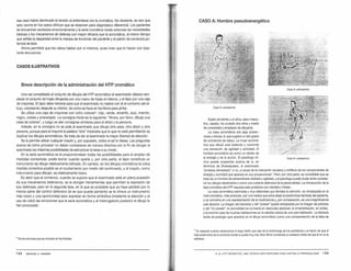 ese caso habrá disminuido la tensión al enfrentarse con la cromática. No obstante, es raro que
esto ocurra en los casos clínicos que se observan para diagnóstico diferencial. Los pacientes
se encuentran excitados emocionalmente y la serie cromática revela entonces las necesidades
básicas y los mecanismos de defensa con mayor eficacia que la acromática, al mismo tiempo
que señala la disparidad entre la manera de funcionar del paciente y el patrón de conducta po-
tencial de éste.
Ahora permitiré que los datos hablen por sí mismos, pues creo que lo hacen con bas-
tante elocuencia:
CASOS ILUSTRATIVOS
Breve descripción de la administración del HTP cromático
Una vez completado el conjunto de dibujos del HTP acromático el examinador deberá rem-
plazar el conjunto de hojas dibujadas poruno nuevo de hojas en blanco, y el lápiz por una caja
de crayones. 8 lápiz debe retirarse para que el examinado no realice con él el contorno del di-
bujo, coloreando después su interior, tal como se hace en los libros para pintar.
Se utiliza una caja de crayones con ocho colores·: rojo, verde, amarillo, azul, marrón,
negro, violeta y anaranjado. La consigna inicial es la siguiente: "Ahora, por favor, dibuje una
casa de colores", y luego se dan consignas similares para el árbol y la persona.
Adrede, en la consigna no se pide al examinado que dibuje otra casa, otro árbol u otra
persona, porque para la mayoríala palabra 'otra" implicaría que lo que no está permitiendo es
duplicar los dibujos acromáticos. Se trata de dar al examinado la mayor libertad de elección.
Se le permite utilizar cualquier crayón y, por supuesto, todos si así lo desea. Las preguntas
acerca de cómo proceder no deben contestarse de manera directiva con el fin de otorgar al
examinado las máximas posibilidades de estructurarla tarea a su modo.
En la serie acromática se le proporcionaban todas las posibilidades para el empleo de
medidas correctivas: podía borrar cuando quería y, por otra parte, el lápiz constituía un
instrumento de dibujo relativamente refinado. En cambio, en los dibujos cromáticos la única
medida correctiva posible es el ocultamiento por medio del sombreado, y el crayón, como
instrumento para dibujar, es relativamente tosco.
Es decir que al comienzo, cuando se supone que el examinado está en plena posesión
de sus mecanismos defensivos, se le otorgan herramientas que permitan la expresión de
sus defensas; pero en la segunda fase, en la que es probable que ya haya perdido por lo
menos parte del control defensivo (si es que puede perderlo) se le ofrece un instrumento
más tosco y una oportunidad para expresar en forma simbólica (mediante la elección y el
uso de color) las emociones que la serie acromática y el interrogatorio posterior al dibujo le
han provocado.
• De los com.;nes Q1Je se compran en las fibrerias.
158 EMANUEL f . HAMMER
CASO A: Hombre pseudoenergético
Sujeto de treinta y un años, sexo mascu-
lino, casado, ha cursado dos años y medio
de universidad y empleado de dibujante.
La casa acromática era algo preten-
ciosa y vistosa, lo que sugiere un alto grado
de conciencia de status. La mujer acromá-
tica que dibujó está bailando y transmite
una sensación de agilidad y actividad. El
hombre acromático es como un retrato de
la energía y de la acción. El psicólogo cli· e.soA'. ACAOMAnco
nico puede sospechar acerca de si, en
términos de Shakespeare, el examinado
"protesta demasiado" o no, a causa de la marcación excesiva y enfática de los componentes de
energía y actividad que aparece en sus proyecciones'. Pero, por otra parte, es concebible que se
trate de un hombre de extraordinaria vitalidad y agilidad, y el psicólogo puede dudar entre conside-
rar los dibujos iteralmente o como una cubierta defensiva de la personalidad. La introducción de la
fase cromática del HTP resuelve este problema con daridad y nitidez.
la casa acromática adornada y muy elaborada que llamaba la atención, es remplazada en el
nivel cromático, más p<0fundo, por una rústica que echa abajo la pretenciosa fachada del paciente,
y se convierte en una representación de la insuficiencia y, por comparación, es una insignificancia
casi abyecta. La imagen del bienestar y del •poseer" queda remplazada por la imagen de pobreza
y del •no poseer"; la comodidad se convierte en desnudez absoluta; la ornamentación, en aridez,
y la enorme casa de muchas habitaciones en la cabaña rústica de una sola habitación. la fachada
ávida de prestigio que aparecía en el dibujo acromático como una compensación de la falta de
• 81 especial cuando obsetVamOS el largo tobilo que sale de la botamanga de los pantalones y el hecho de Que el
traje (vestinenta de la conducta social) le c¡ueda muy mal. Esto último constitl.iria un evidente indicio de que el rol no le
satisface.
9 . EL HTP CROMÁTICO, UNA TÉCNICA MÁS PROFUNDA PARA CAPTAR LA PERSONALIDAD 159
 