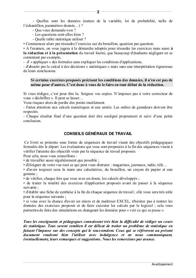 test t de la loi