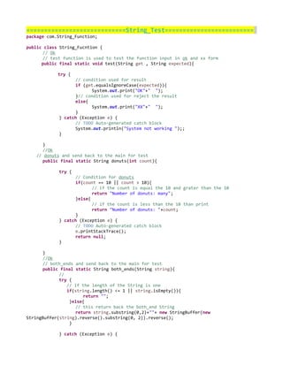 Test string and array | PDF