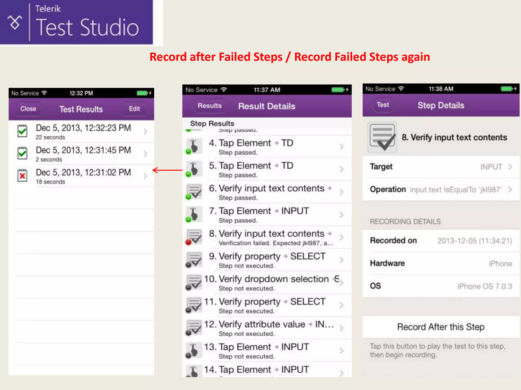 Record after Failed Steps / Record Failed Steps again

 
