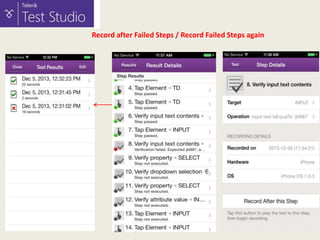 Record after Failed Steps / Record Failed Steps again

 