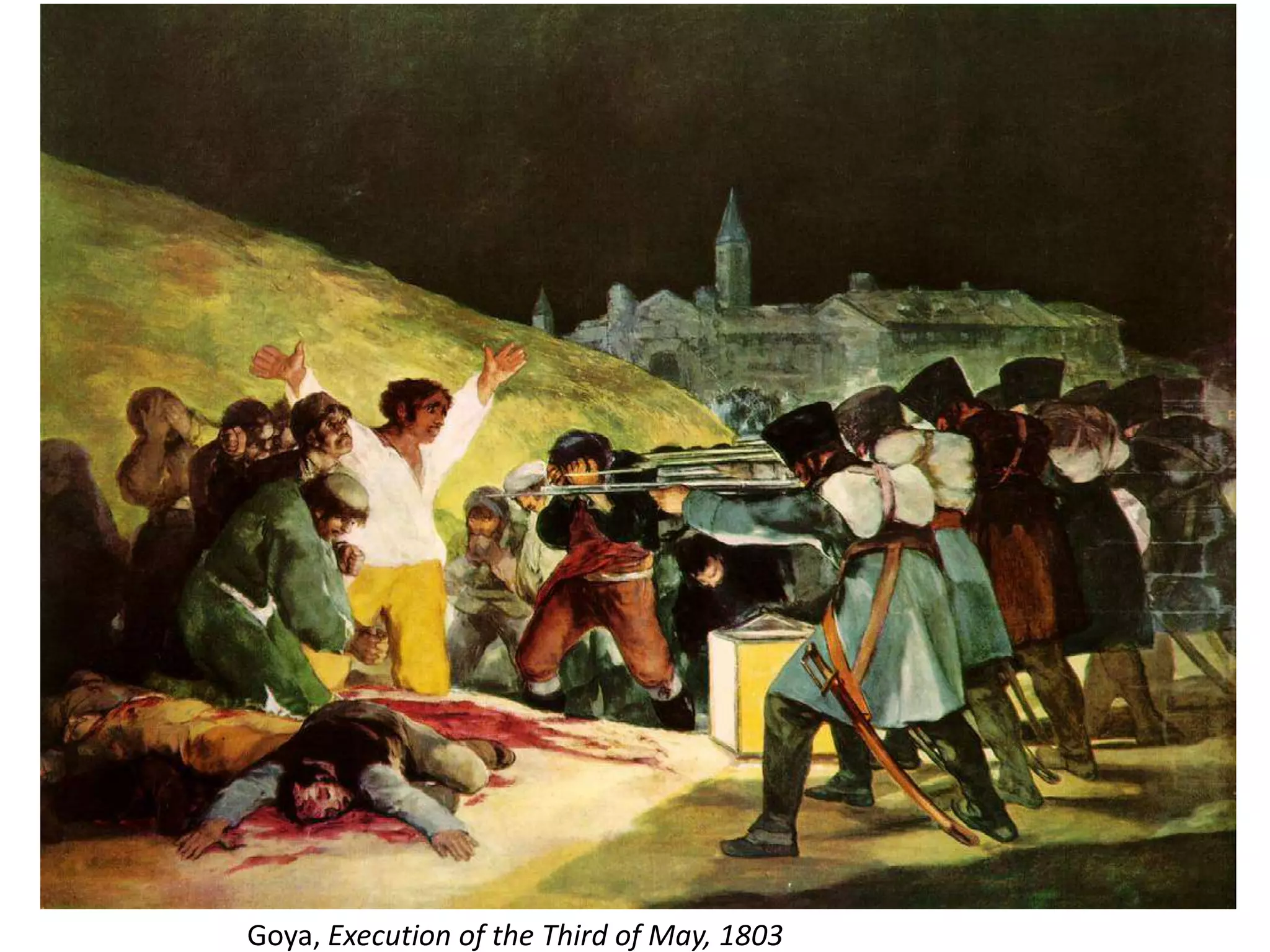 Goya, Execution of the Third of May, 1803